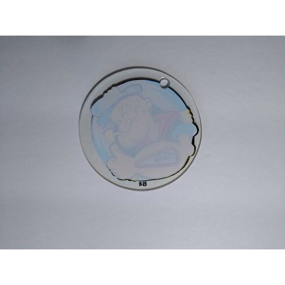 Popeye Pinball Plastic Keychain Game Promo 1993 Original NOS G4 Gift Idea - Picture 3 of 4